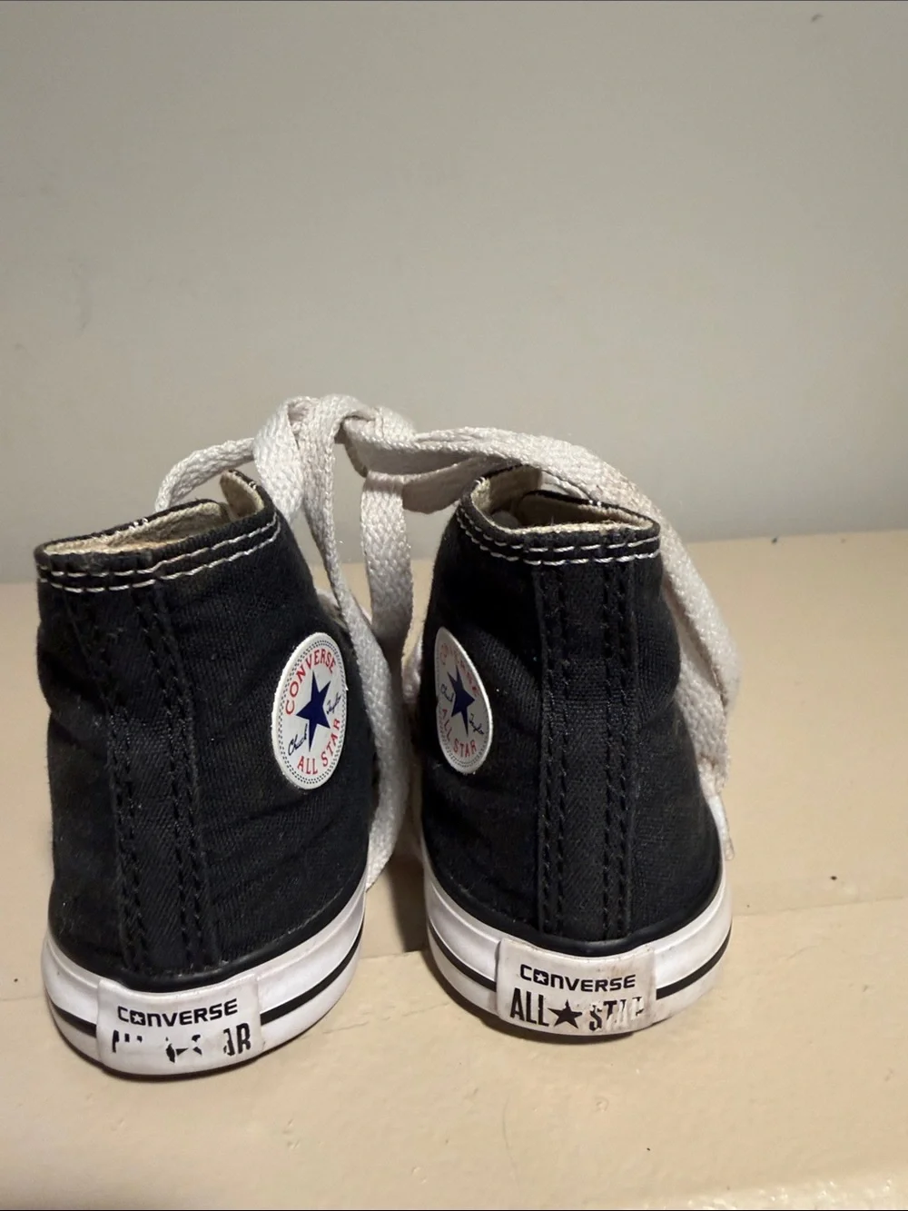 Converse Kids' Black High-Top Canvas Sneakers